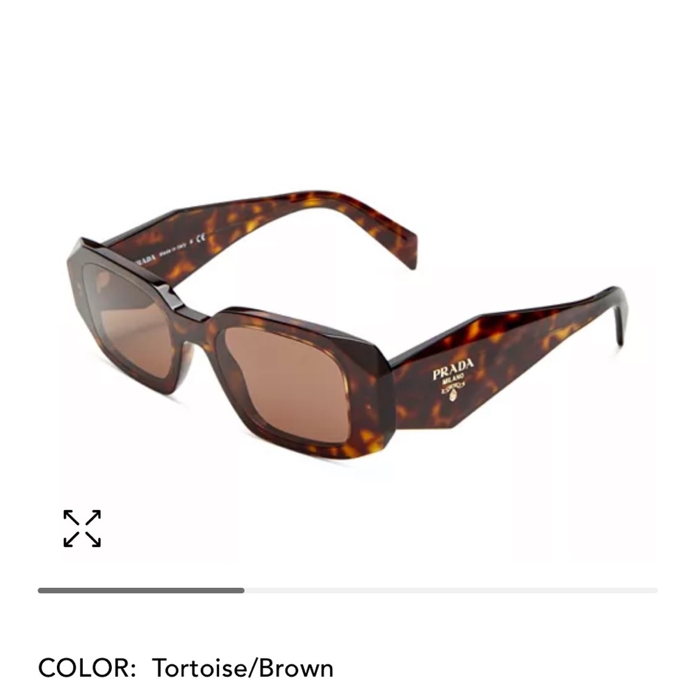 Unisex Prada Brown Sunglasses NIB